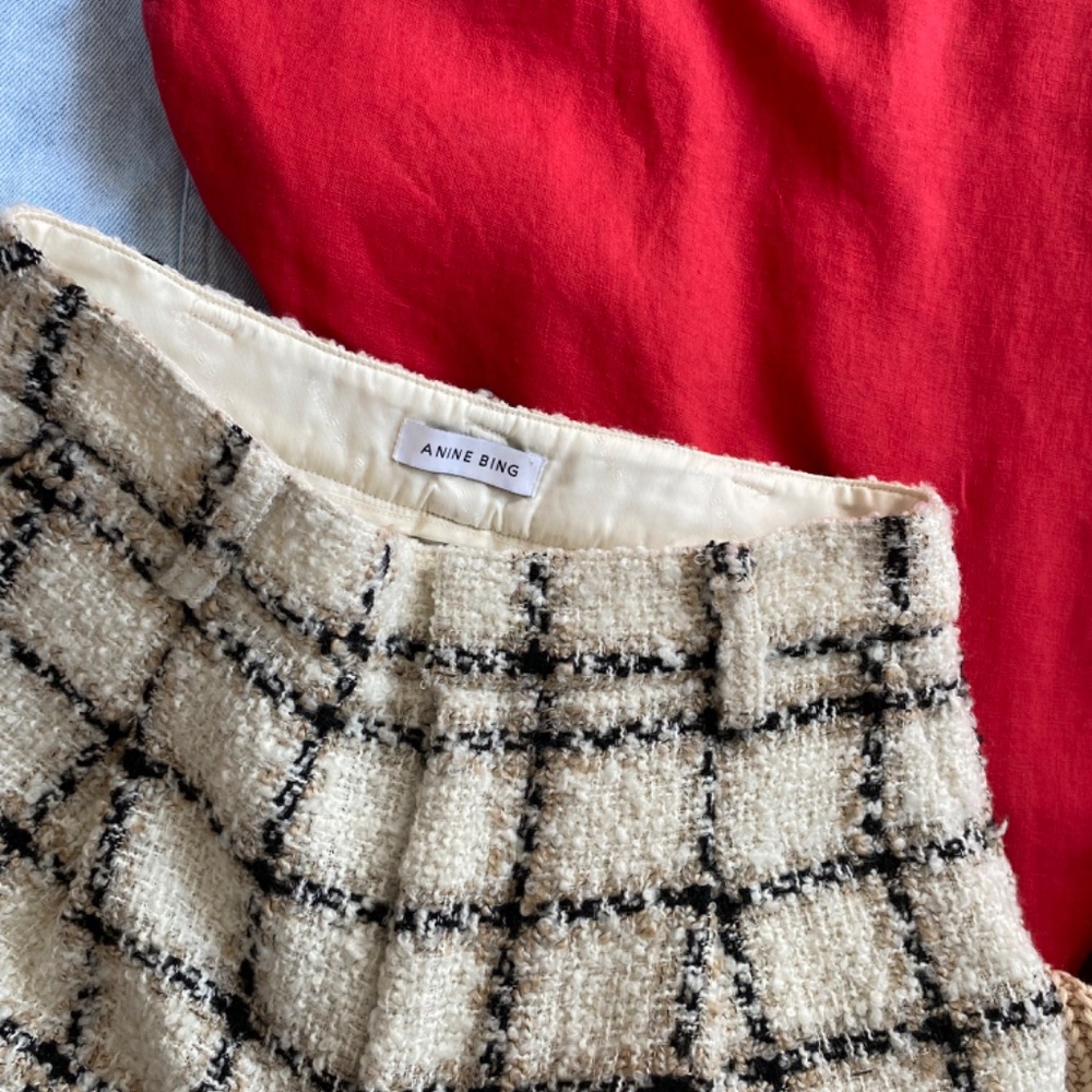 Anine bing Becky tweed shorts - Picture 6 of 6